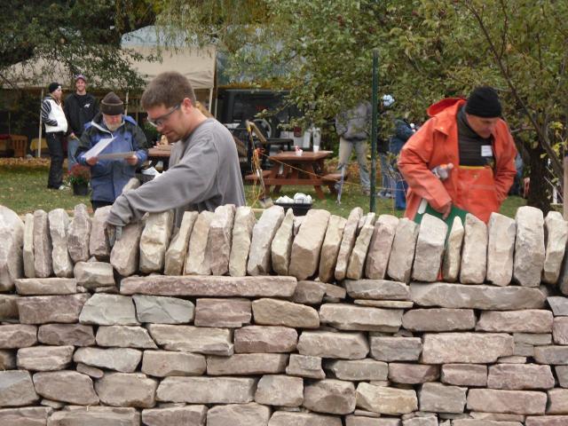 Sean Donnelly is tested for his intermediate certification during the last day of the festival.